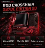 Bộ PC ASUS ROG 20th Anniversary | Ryzen 9 9950X3D2| RAM 128GB| SSD 4TB| RTX 5090 32GB